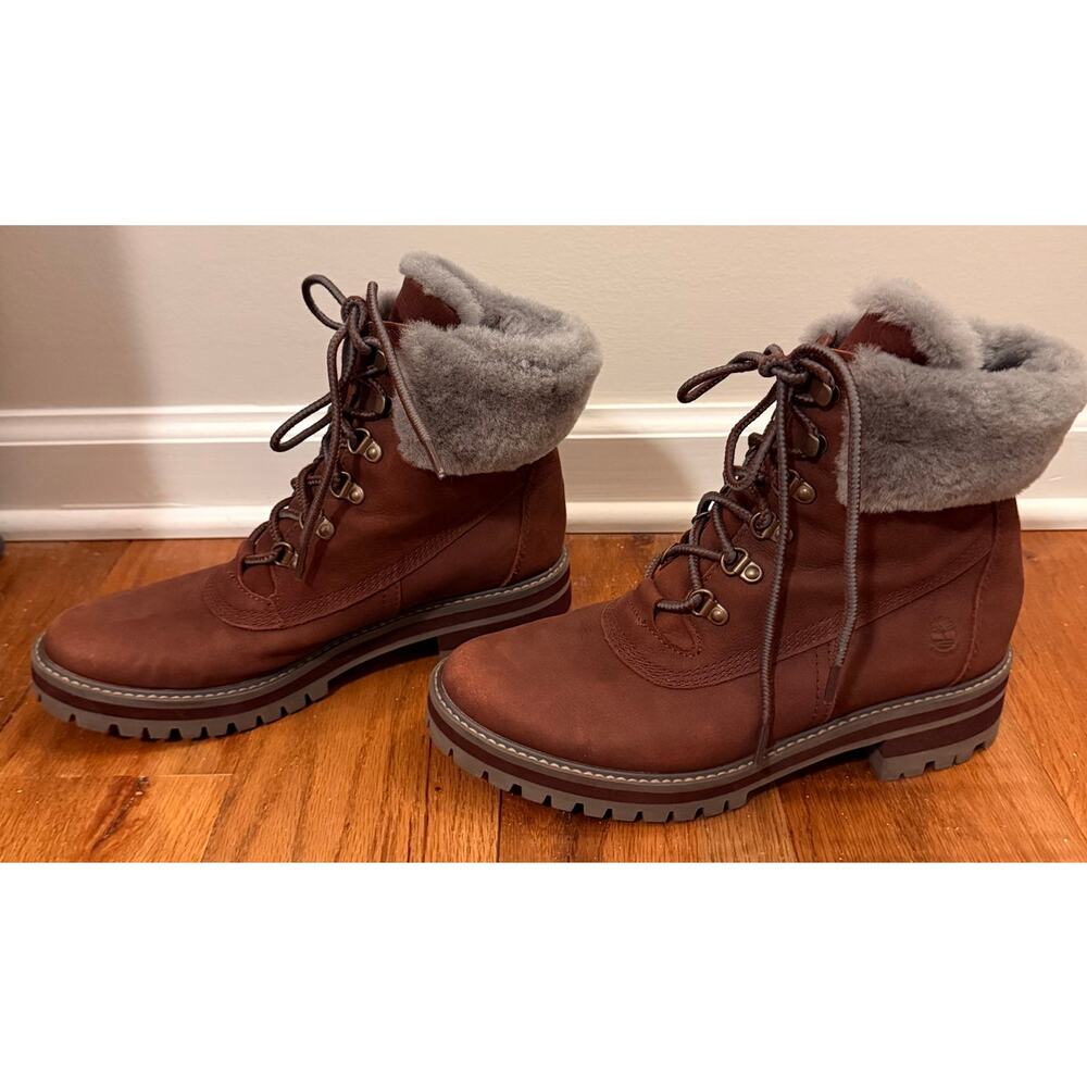 EUC Timberland Courmayeur Valley 6″ Waterproof Boots - 9.5 - Picture 4 of 11